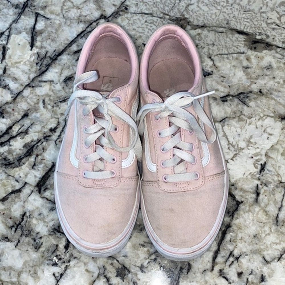 Pink Girl’s Old Skool Vans- Size 5